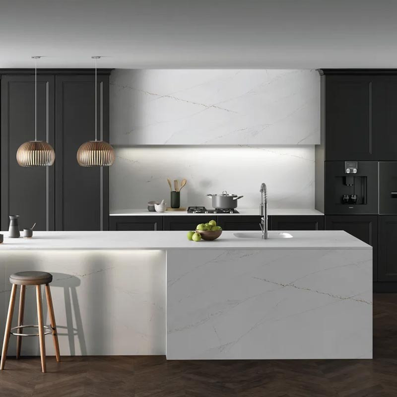 Plan de travail en Quartz Silestone® Ethereal Glow